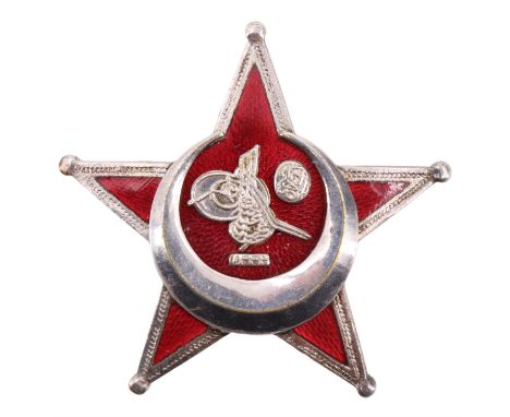 An Ottoman Turkish Gallipoli Star / Harp Madalyasi, marked BB&amp;Co