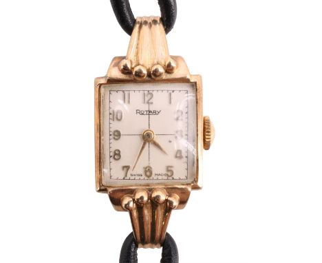 Rotary ladies outlet watch square face