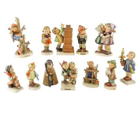 A quantity of Hummel figurines