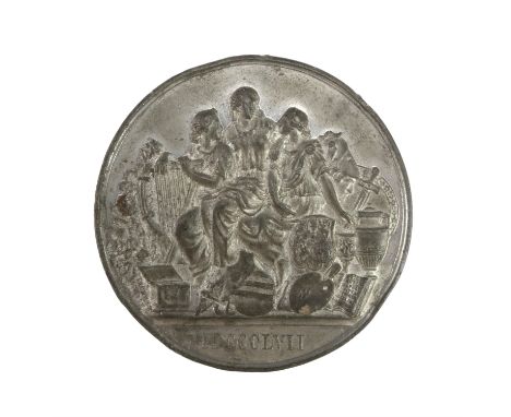 An EPBM 1857 Manchester Exhibition of Art Treasures commemorative medallion, 63 mm
