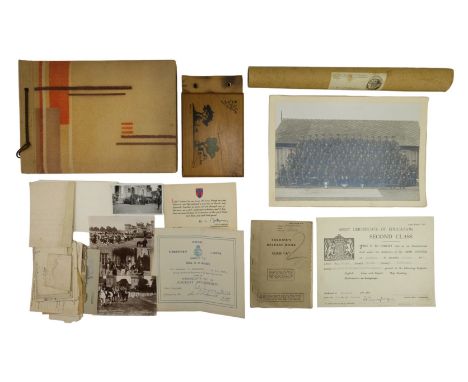 A Second World War infantry soldier's document group, pertaining to 4342356 Edward Binnington, East Yorks Regiment and Oxf &a
