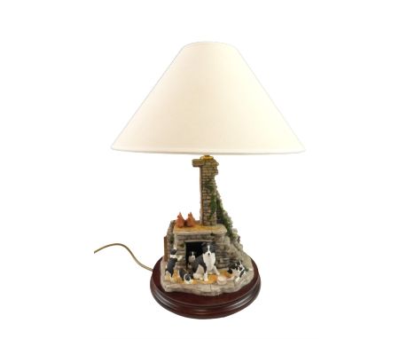 A Border Fine Arts Jock's Pride table lamp, Ray Ayres, A3327, 35 cm to socket