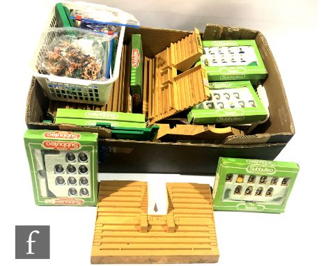 A collection of assorted Subbuteo teams and accessories, to include eight boxed teams, spectator stands, spectators, various 