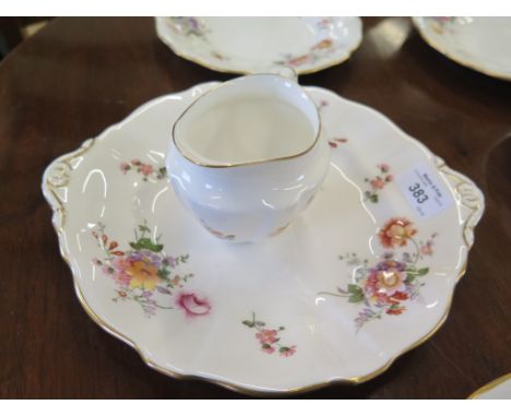 A Royal Crown Derby 'Derby Posies' pattern part tea service 
