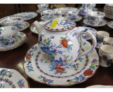 A Booths Pompadour part tea, coffee and dinner service, a.f.