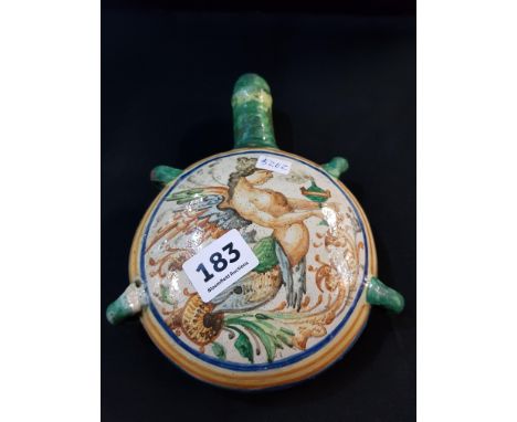 ANTIQUE CERAMIC WATER FLASK