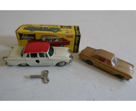 Schuco 1038 Mercedes clockwork Micro Racer, box AF, model excellent, and a Corgi Buick, two tyres missing, good (Est. plus 24