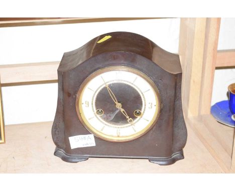 Wooden mantel clock