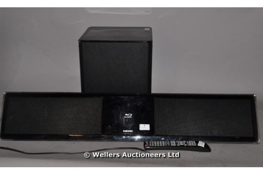 Samsung Ps Wbd8200 Blu Ray Sound Bar With Subwoofer Remote Samsung Ps Wbd8200 Blu Ray Sound Bar With Subwoofer Remote Sold As Seen No Delivery Serv
