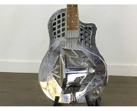 NATIONAL RESO-PHONIC RESONATOR ELECTRIC GUITAR Cutaway T1, no. 834, date of MFG. 12-07, further numbered 13309 to headstock, 