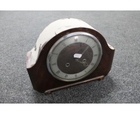 A 1930's mahogany cased Smiths mantel clock 