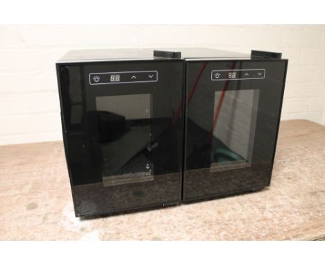 Two bench top mini fridges 