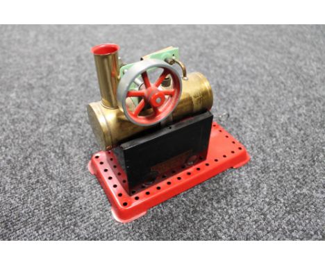 A Mamod stationary miner No. 2 steam engine