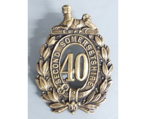 British Army Second Somersetshire 40th Regiment of Foot, Glengarry badge