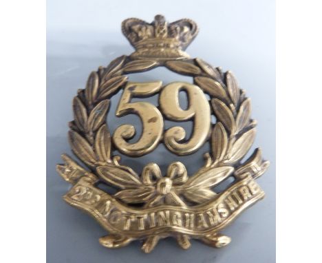 British Army: 2nd Nottinghamshire 59th Regiment of Foot, Glengarry badge