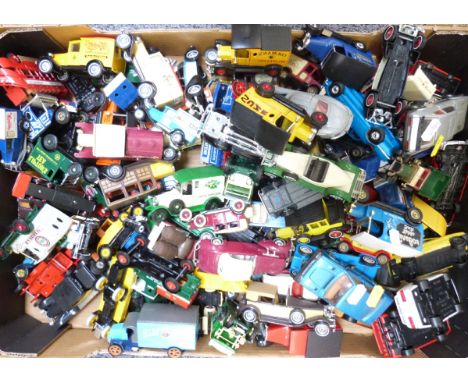 A large colection of Corgi, Matchbox, Lledo and similar diecast model vehicles.&nbsp;