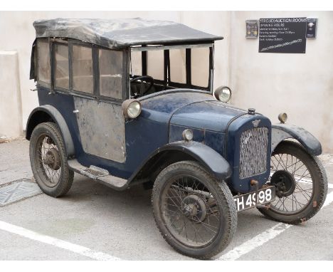 1927 Austin Seven Chummy four seat tourer vintage car FH4998, chassis number 38117, currently fitted with an earlier magneto 