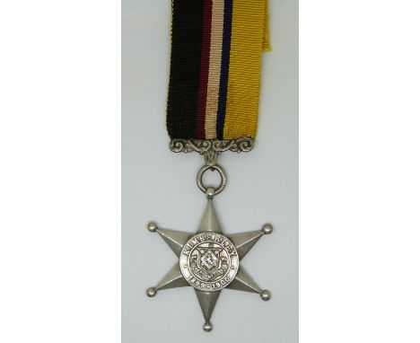 British Army Kimberley Star Mayors Siege Medal 1900 with 'a' Hallmark