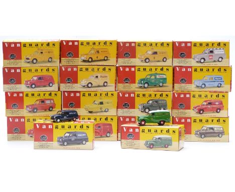 Eighteen Vanguards Classic Commercial Vehicles&nbsp;1:43 scale diecast model vans, all in original boxes.&nbsp;