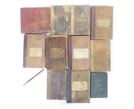 A quantity of mainly ex GWR Swindon works booklets including steam heat boiler repair log mentioning Western diesels, tool lo