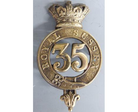 British Army Royal Sussex 35th Regiment of Foot, Glengarry badge