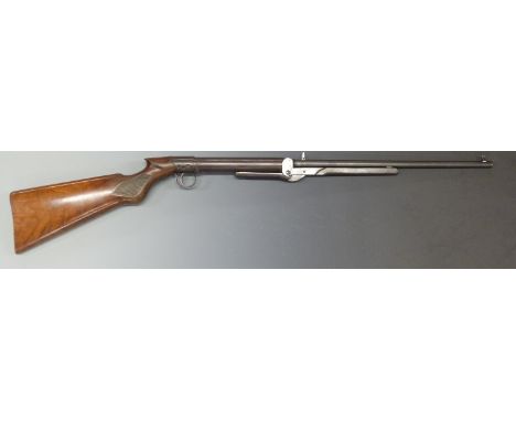 BSA Junior Improved Model D .177 air rifle with chequered semi-pistol grip, serial number L30938