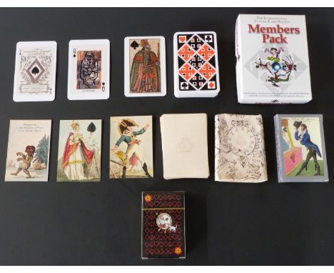  English playing card packs made for the members of the EPCS and IPCS