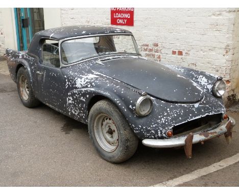 1961 Daimler Dart SP250 Dart classic car project RBB163 with spare engine, 8 spare cylinder heads, Cobra 15 supaslot alloy wh