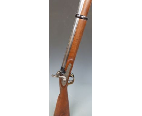 Parker-Hale Enfield 1861 pattern .577 two band smooth bored percussion hammer action rifle with lock stamped Enfield 1861 and