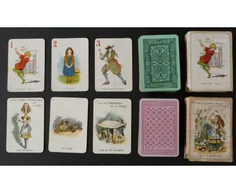 H.P. Gibson & Sons, London, England Peter Pan playing card game. First edition. From drawings by Charles A. Buchel. 52 cards,