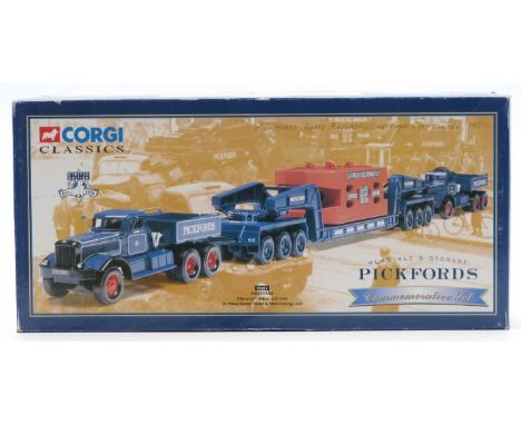 Corgi Classics 1:50 scale limited edition diecast model Pickfords Commemorative Set Diamond T Ballast Steel Casting Load 5520
