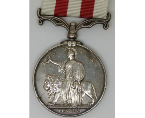 British Army Indian Mutiny Medal, named to Pte Vittoo Saloonkey, Kola Infantry