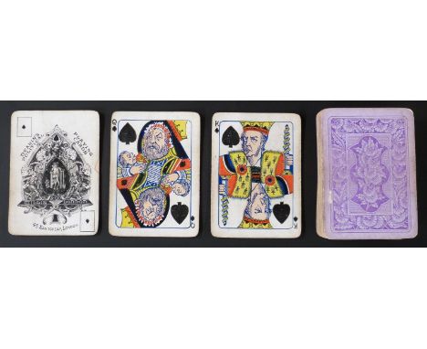 W.H. Willis & Co, London. Deakins political playing cards. First edition. Various political personages are depicted in the co