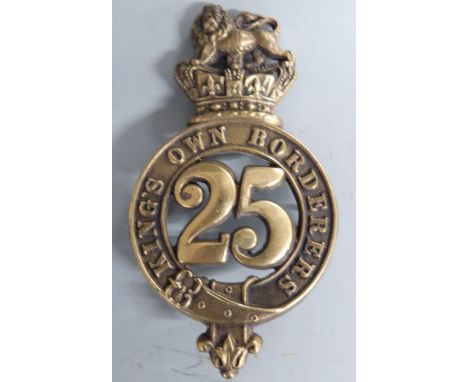 British Army The King's Own Borderers 25th Regiment of Foot, Glengarry badge