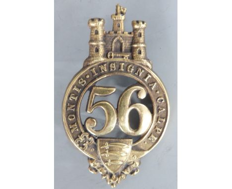 British Army West Essex 56th Regiment of Foot, Glengarry badge
