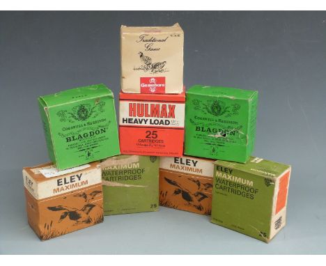 Two hundred 12 bore shotgun cartridges, all in original boxes&nbsp;PLEASE NOTE THAT A VALID RELEVANT FIREARMS/SHOTGUN CERTIFI