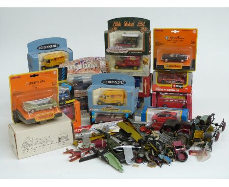 Over 30 Corgi, Exclusive First Editions (EFE) and similar diecast model vehicles including Golden Oldies, Cadbury, Eddie Stob