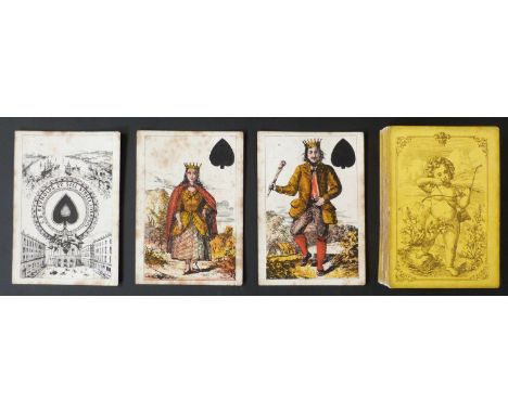 C.B. Reynolds, 22 Seel Street, Liverpool. Transformation playing cards commemorating the wedding of Prince Albert Edward and 