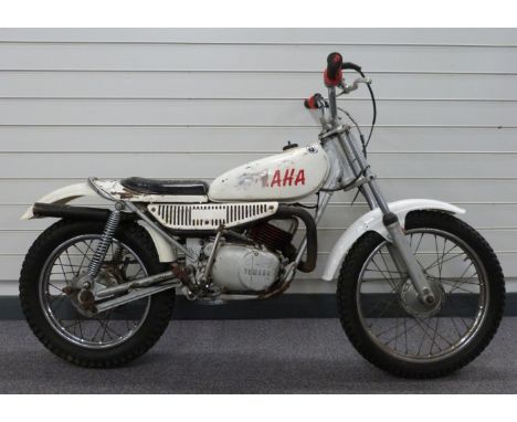 Circa 1975 Yamaha TY80 schoolboy trails motorcycle, the vendor advises this has been fitted with a new piston.