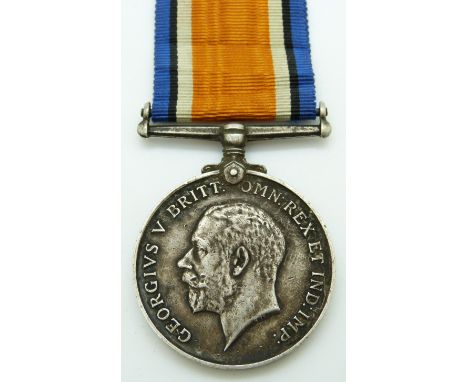 British Army WWI War Medal named to 2055 Cpl C D Houghton Glosters/&nbsp;Gloucestershire Regiment