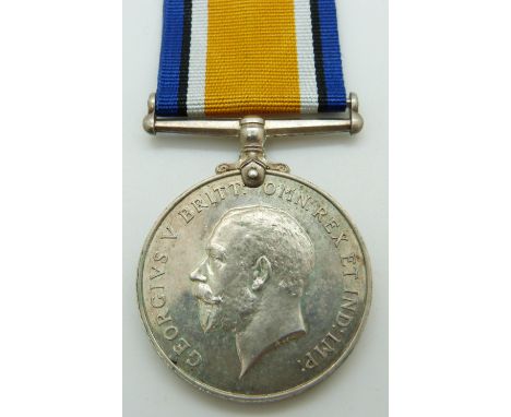 British Army WWI medal named to 2nd Lieutenant E A Cockett Glosters/ Gloucestershire Regiment