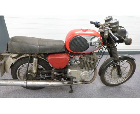 1978 MZ T/S 250cc motorcycle XKV 885 with history file including V5C and paperwork recording rebuild including £1000 engine r