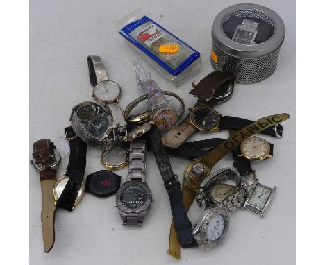 A collection of various wristwatches, to include Timex and Lorus 