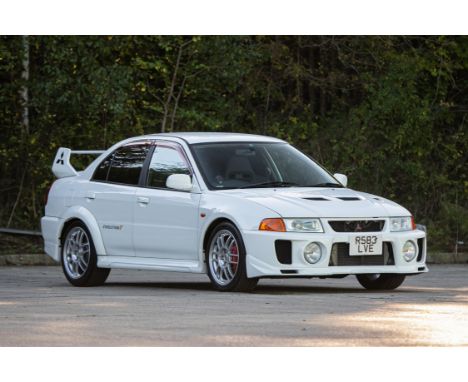 Always a rare sight on UK roads, this low-mileage, Scotia White Evo V GSR is offered with a very tempting guide.  Mitsubishi 