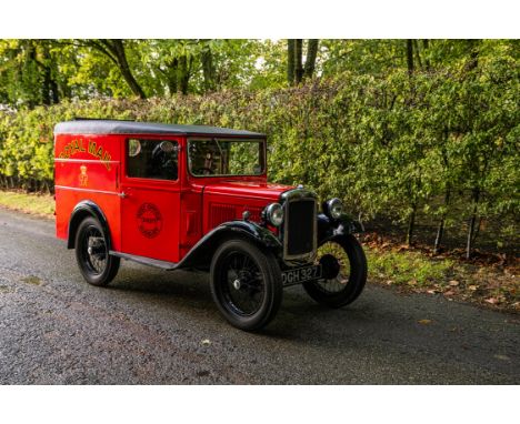 Charming AVJ Royal Mail van sympathetically restored and returned to service. Succeeding the popular AVH, the Austin AVJ Van 