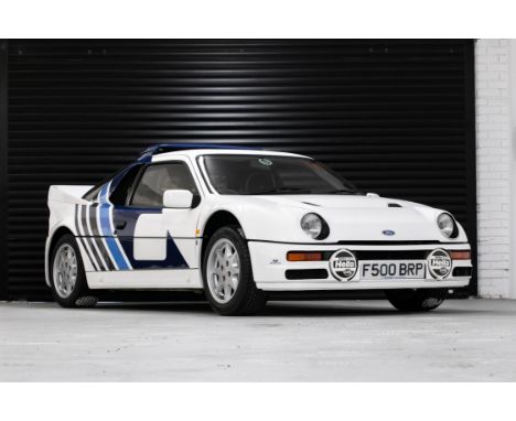 Collector quality with a lovely original patina and just 1,798 miles from new. The RS200 was born in the era of 'Group B' ral