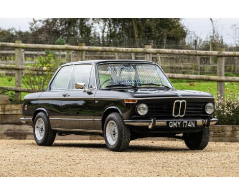 Superbly preserved 1602, just 3,349 miles in 49 years. BMW launched its 'Neue Klasse' ('New Class') range of compact saloons 