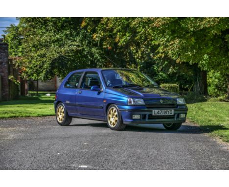 One of the defining hot hatches of the 1990s, this remarkably original, first generation Clio Williams has covered just 9,331