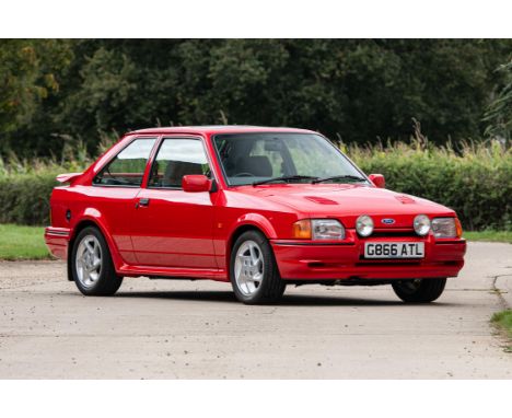 An exceptional second generation Escort RS Turbo with just 29,264 miles from new. Based on the success of the original model,