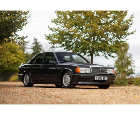 Smart Obsidian Black Cosworth-powered 190E, ex-Lotus F1 management car from the Senna era.   The Mercedes-Benz 190E (W201) wa